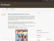 Tablet Screenshot of erikborgen.wordpress.com