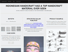 Tablet Screenshot of handycraftnatural.wordpress.com