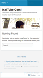 Mobile Screenshot of isaitube.wordpress.com