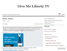 Tablet Screenshot of gmltv.wordpress.com