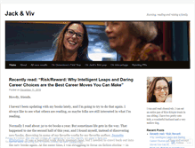 Tablet Screenshot of jackandviv.wordpress.com