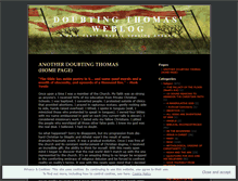 Tablet Screenshot of doubtingthomas426.wordpress.com