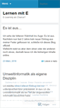 Mobile Screenshot of lernenmite.wordpress.com