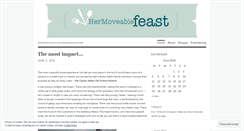 Desktop Screenshot of hermoveablefeast.wordpress.com