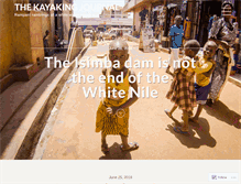 Tablet Screenshot of kayakjournal.wordpress.com