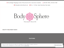 Tablet Screenshot of bodysphere.wordpress.com