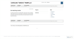 Desktop Screenshot of carosindhu.wordpress.com