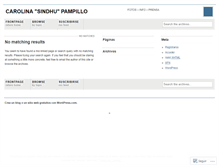 Tablet Screenshot of carosindhu.wordpress.com