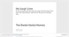 Desktop Screenshot of mylaughlines.wordpress.com