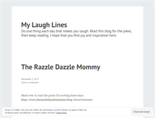 Tablet Screenshot of mylaughlines.wordpress.com