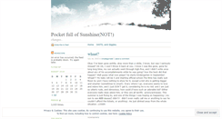 Desktop Screenshot of mnsm31.wordpress.com