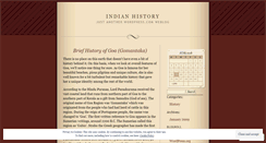 Desktop Screenshot of historicalindia.wordpress.com