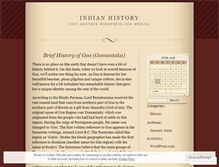 Tablet Screenshot of historicalindia.wordpress.com