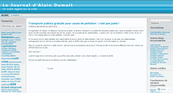 Desktop Screenshot of alaindumait.wordpress.com