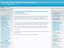 Tablet Screenshot of alaindumait.wordpress.com