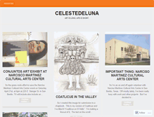 Tablet Screenshot of celestedeluna.wordpress.com