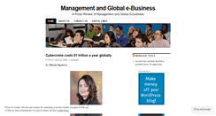 Desktop Screenshot of managementandglobalebusiness.wordpress.com