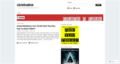 Desktop Screenshot of clickthatlink.wordpress.com