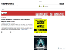 Tablet Screenshot of clickthatlink.wordpress.com