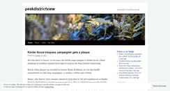Desktop Screenshot of peakdistrictview.wordpress.com