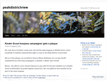 Tablet Screenshot of peakdistrictview.wordpress.com