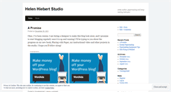 Desktop Screenshot of helenhiebertstudio.wordpress.com