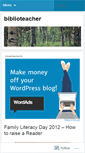 Mobile Screenshot of biblioteacher.wordpress.com
