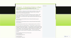 Desktop Screenshot of deceptivelysimple.wordpress.com