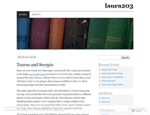 Tablet Screenshot of laura203.wordpress.com