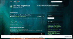 Desktop Screenshot of latenitebing.wordpress.com