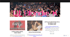 Desktop Screenshot of blondiek.wordpress.com