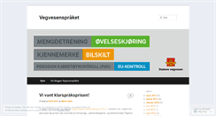 Desktop Screenshot of klarsprakvegvesen.wordpress.com