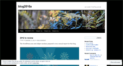 Desktop Screenshot of blog2010a.wordpress.com