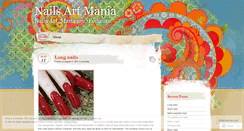 Desktop Screenshot of nailsartmania.wordpress.com