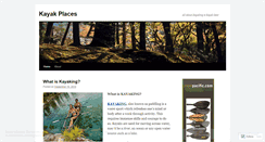 Desktop Screenshot of kayakplaces.wordpress.com