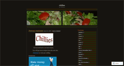 Desktop Screenshot of chillies.wordpress.com