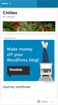 Mobile Screenshot of chillies.wordpress.com