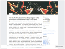 Tablet Screenshot of diretodeoutromundo.wordpress.com