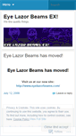 Mobile Screenshot of eyelazorbeams.wordpress.com