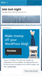 Mobile Screenshot of latelastnight.wordpress.com