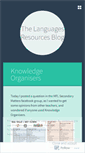 Mobile Screenshot of languagesresources.wordpress.com