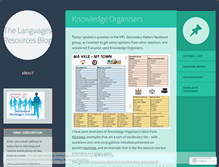 Tablet Screenshot of languagesresources.wordpress.com