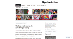 Desktop Screenshot of algerianaction.wordpress.com