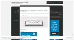 Desktop Screenshot of headfirstphotography.wordpress.com