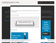 Tablet Screenshot of headfirstphotography.wordpress.com