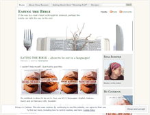 Tablet Screenshot of eatingthebibleblog.wordpress.com