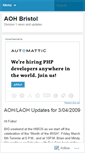 Mobile Screenshot of aohbristol.wordpress.com