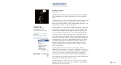 Desktop Screenshot of apatheism.wordpress.com