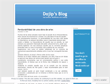 Tablet Screenshot of dojips.wordpress.com