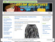 Tablet Screenshot of dreamadventures.wordpress.com